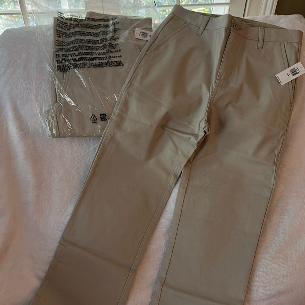 NWT Old Navy 14 slim khaki pants 2 pair
